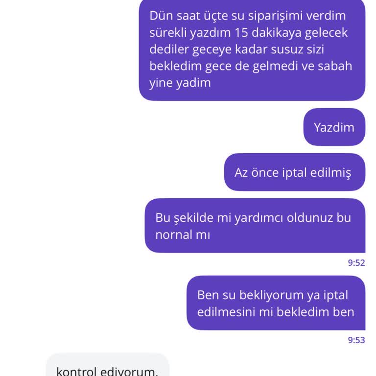 Getir Siparişimde Yaşadığım Büyük Hayal Kırıklığı