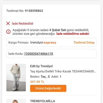 Yanlış Ürün Gönderimi Ve Haksız Suçlamalarla Mağduriyet: Trendyolmilla'da Müşteri Hakları İhlali