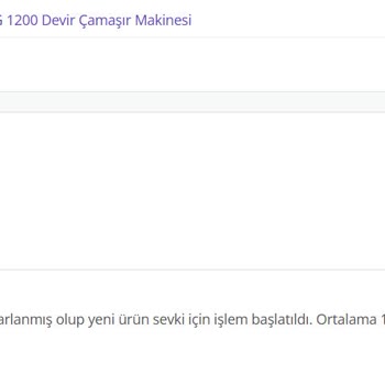 Vestel Çamaşır Makinesi Teslimat Sorunu