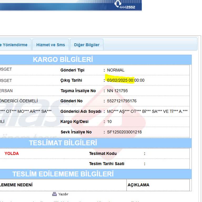Aras Kargo'nun Teslimat Gecikmeleri
