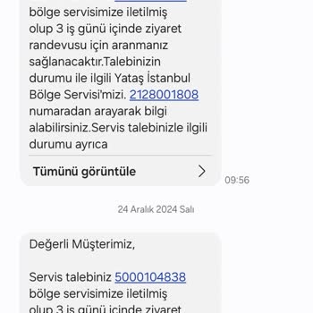 Yataş Enza Home'un Sorunlu Satış Sonrası Hizmeti