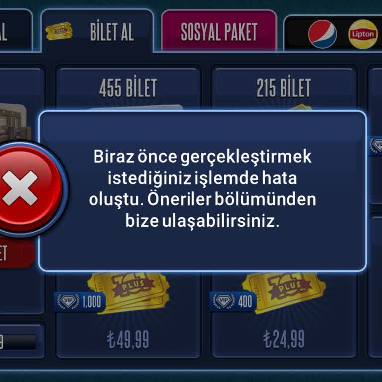 101 Okey Plus Oyunda Ücretsiz Bilet Ve CIP Sorunu!