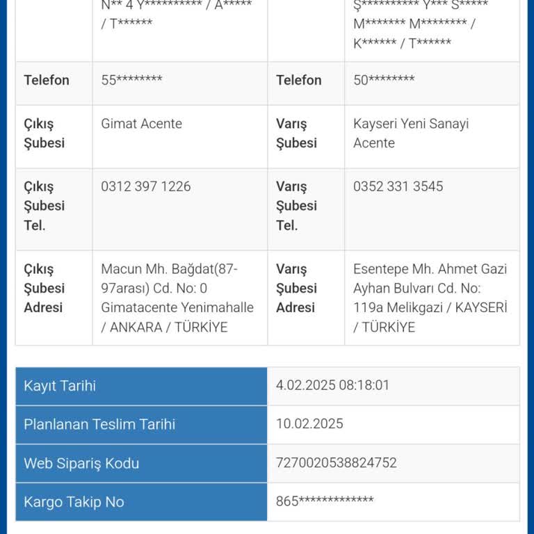 Kargo Teslimatında Kayseri Sürat Kargo Sorunu