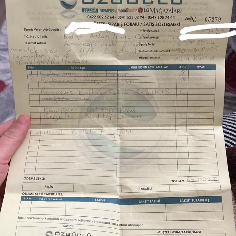 Malatya Bellona'da Koltuk Takımı İptal Sorunu