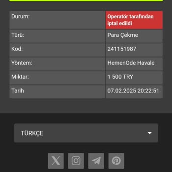 Ödeme Sorunu Ve Müşteri Memnuniyetsizliği