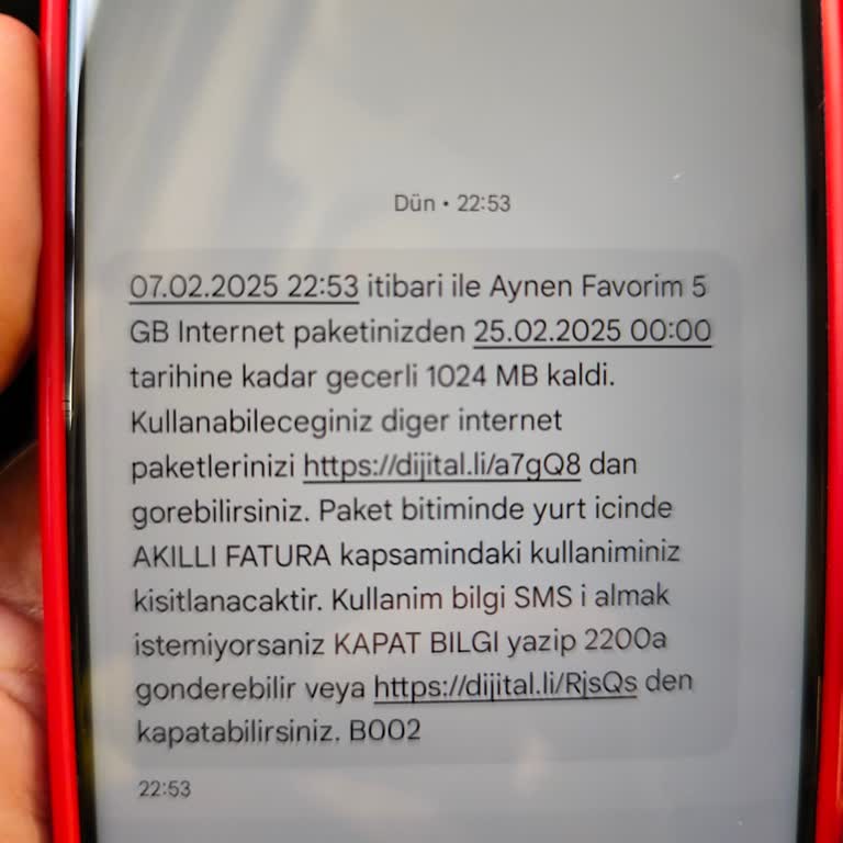 Turkcell'de İnternet Paketi Hayal Kırıklığı
