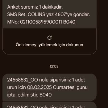 Colin's Sipariş İptali Şoku