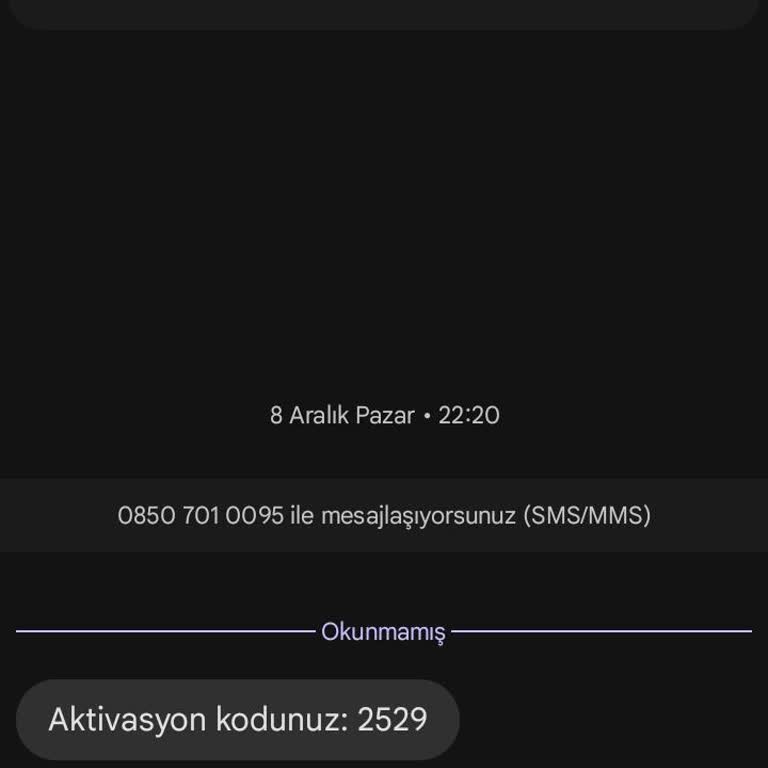 Bilinmeyen Numaradan Sürekli Gelen Doğrulama Mesajları