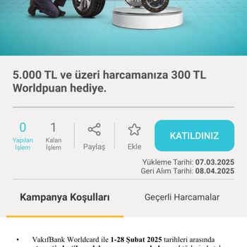 VakıfBank Kampanya Katılımında Yanıltıcı Uygulama Ve Mağduriyet