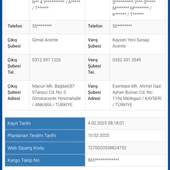 Sürat Kargo Kayseri'de Takılan Kargo Ve Sorumsuz Yetkililer!
