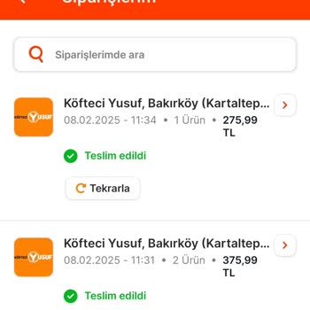 Eksik Teslimat: Köfteci Yusuf'tan Sipariş Sorunu