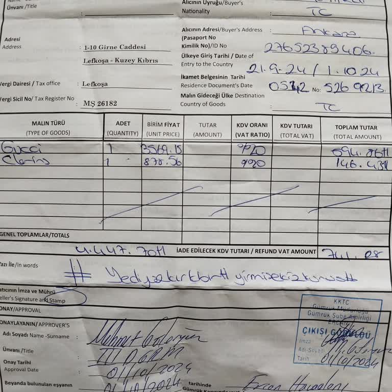 Tax Free Geri Ödemesi Hala Yapılmadı!