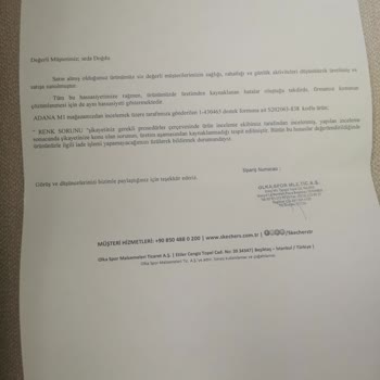 Skechers Montunda Renk Değişimi Sorunu Ve Yetersiz Müşteri Hizmeti