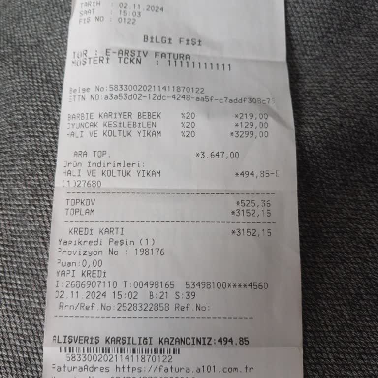 A101'den Alınan Sinbo Halı Yıkama Makinesi Sorunu Ve İlgisiz Müşteri Hizmetleri