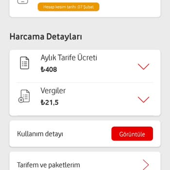Vodafone Fiyat Artışlarından Şikayetçiyim