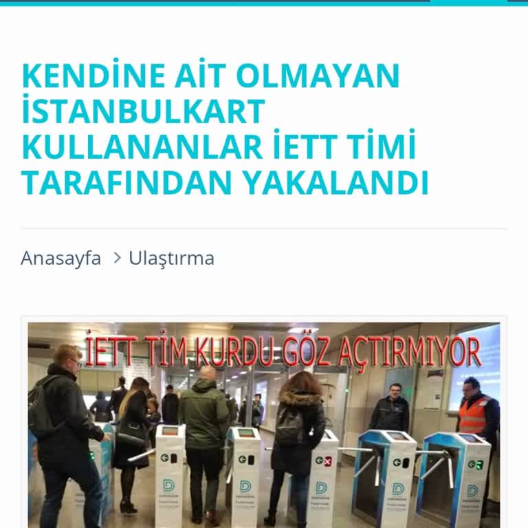 İstanbul Metrosunda Güvenlik İhlalleri Ve Usulsüz Kimlik Kontrolleri