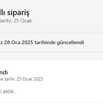 Kargoya Verilmeyen Sipariş Ve İletişim Sorunları