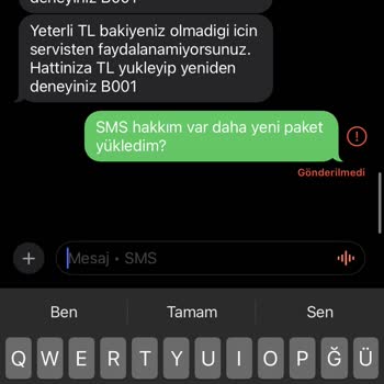 Kullanamadığım Paket İçin Boşuna Ücret Ödüyorum