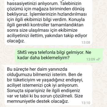 A101 Kapıda Siparişi Teslim Edilmedi Ve Canlı Destek Sorunu