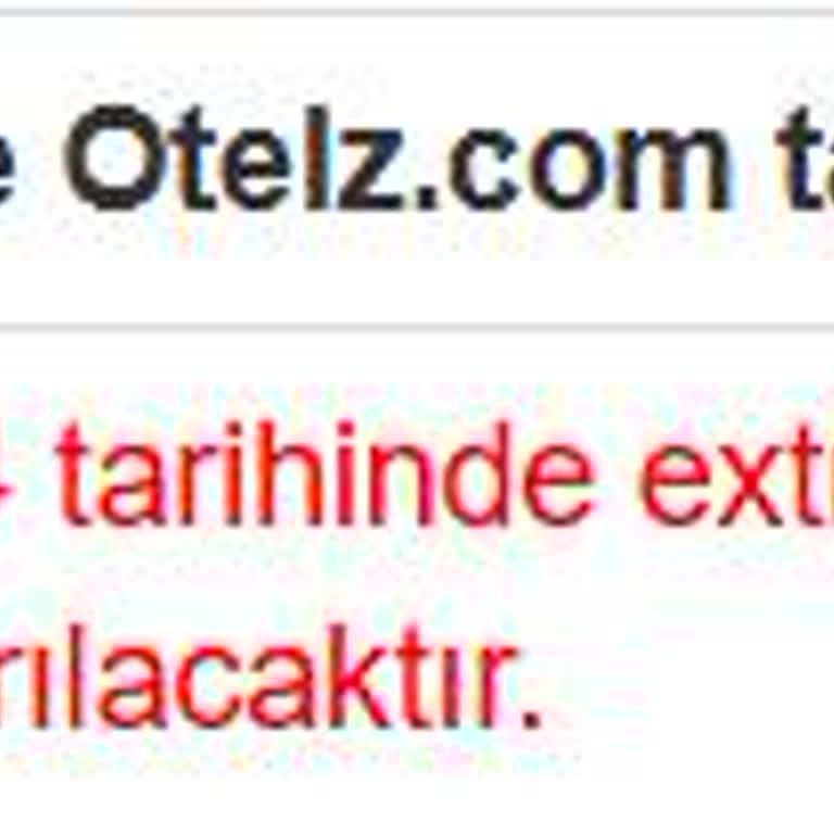 Otelz Rezervasyon Ödemesi Belirsizliği Ve İletişim Sorunları