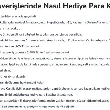 Yanıltıcı Kampanya Şartları: İş Bankası Nays Uygulaması