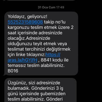 Kargo Teslimatında Yaşanan Sorun Ve İletişim Eksikliği