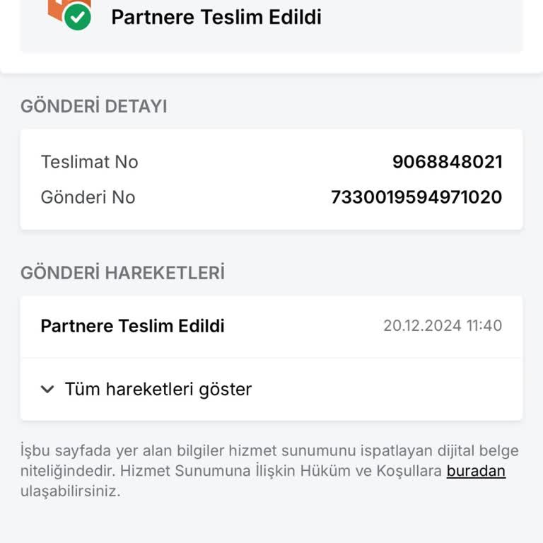 Yanlış Adrese Teslim Edilen Sipariş Sorunu