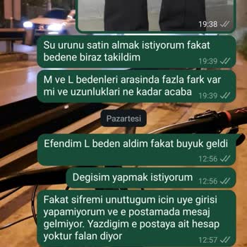 İletişimsizlik Ve İade Sorunu Yaşıyorum