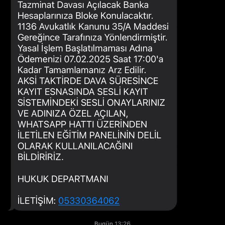 Danışmanlık Şirketi İle Yaşanan Sorunlar