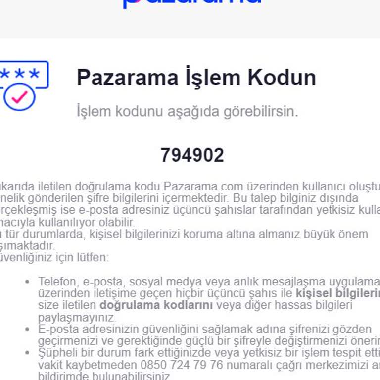 Yetkisiz Doğrulama Kodları Ve Gizlilik Endişesi