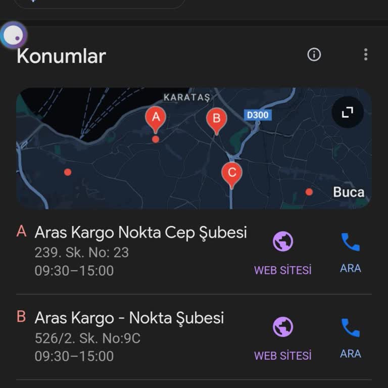 Aras Kargo Şube Kapanış Saati Yanıltması!