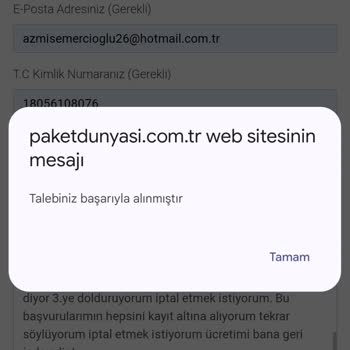 Üyelik İptali Ve Para İadesi Sorunu