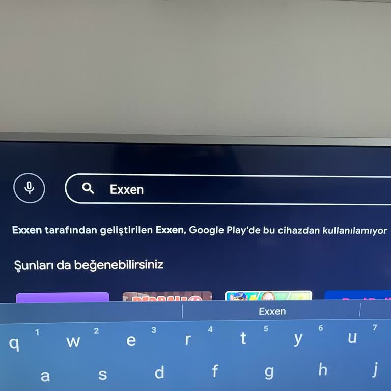 Philips TV'de Exxen Uygulama Sorunu