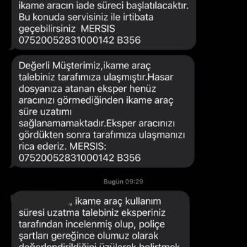 Ankara Sigorta'dan Eksik İkame Araç Hizmeti