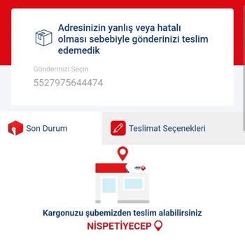Aras Kargo Adres Bahaneleriyle Teslimat Yapmıyor