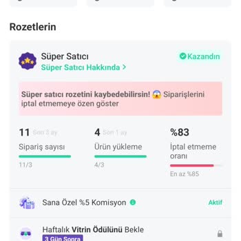Dolap Uygulamasında Süper Satıcı Özelliği Hakkında Belirsizlik
