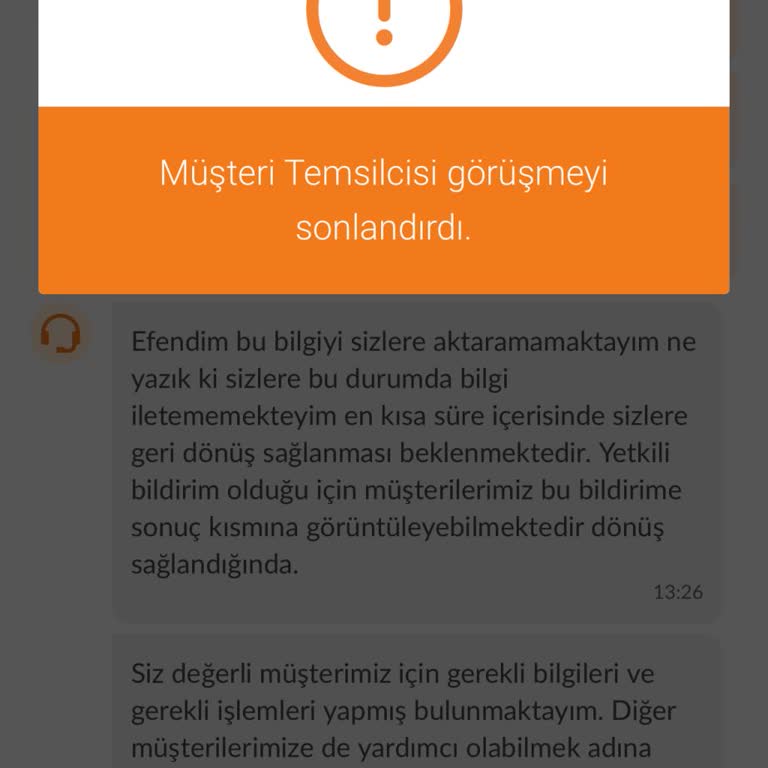 Termos Değişimi Yerine Yanlış İşlem