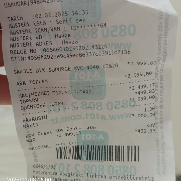 A101 Mağazasında Şarjlı Süpürge Sorunu Ve Kötü Müşteri Hizmeti