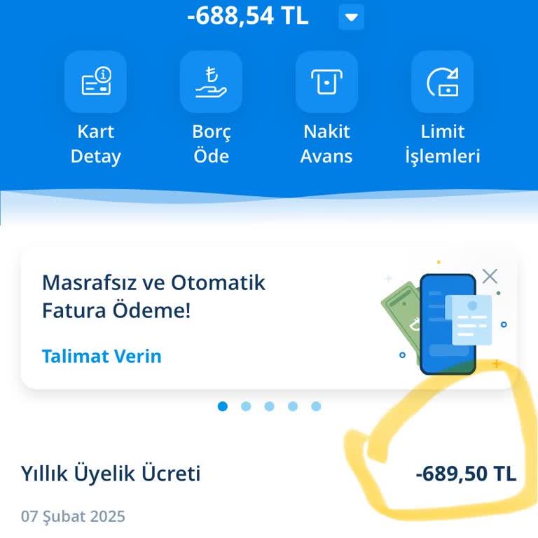 Denizbank Kredi Kartı Aidatının İadesini Talep Ediyorum