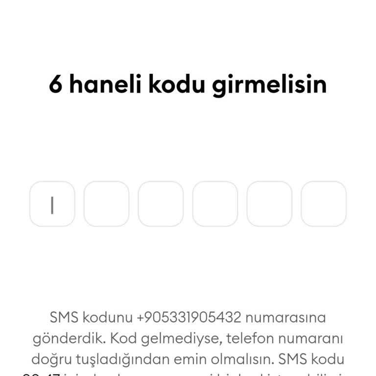 Hop Scooter Uygulamasında SMS Sorunu Ve Kart Kayıt Problemi