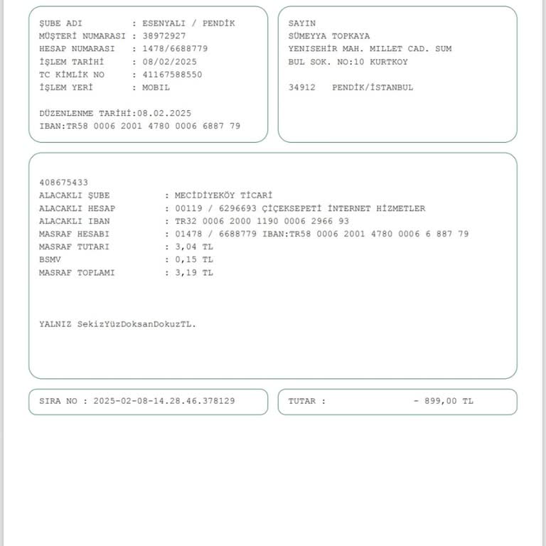 Çiçek Siparişimde Ödeme Sorunu Ve İletişim Eksikliği