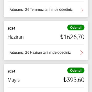 Vodafone Yüksek Aşınım Ödeme Ve Kapatılmaması!