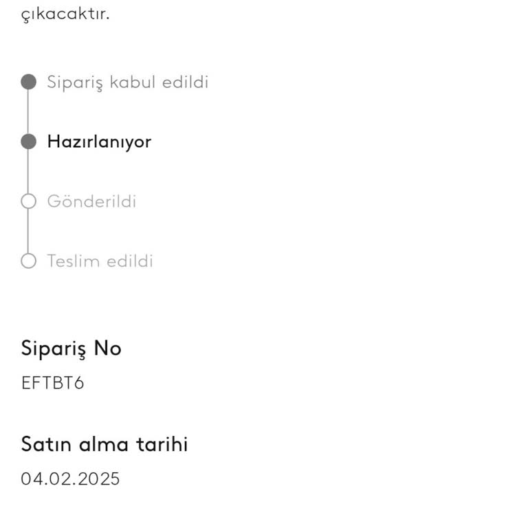 Palto Siparişim Hala Hazırlanıyor, Mağduriyet Yaşıyorum