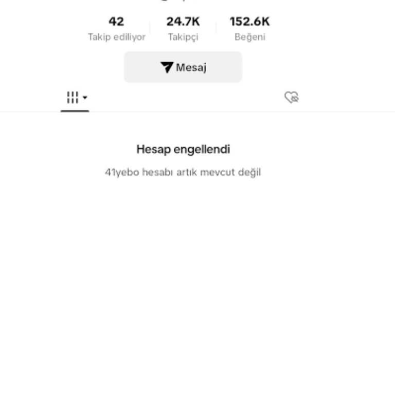 TikTok Hesabımın Yeniden Açılması Talebi