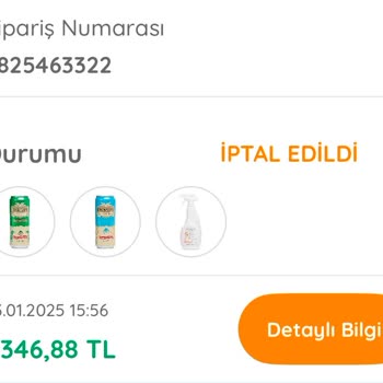 Ebebek Siparişim İptal Edildi, Hediye Çekim İade Edilmedi