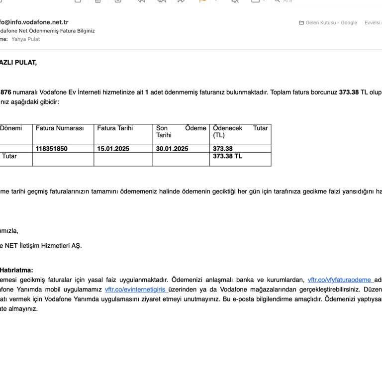 Yanlış Mail Adresi Kullanımı Ve İletişim Eksikliği