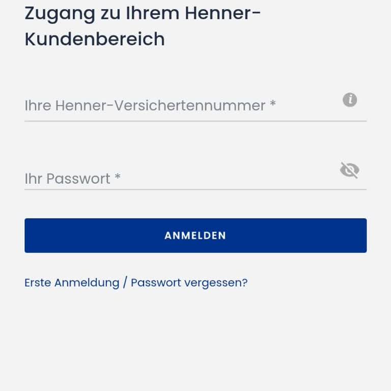 Henner-App Login-Problem Und Kommunikationsproblem