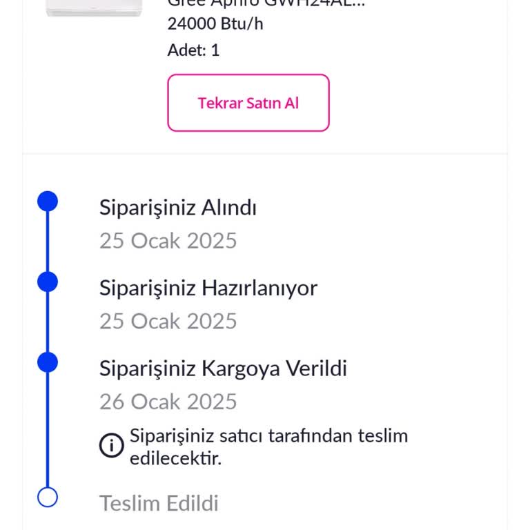 Geciken Klima Teslimatı Ve İletişim Sorunları