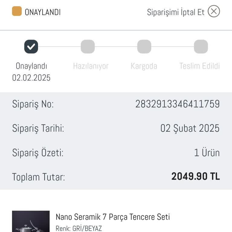 Siparişim Onaylandı Ama Hazırlanmıyor