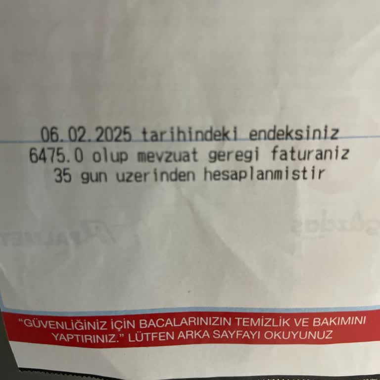 Şok Edici Yüksek Doğalgaz Faturası